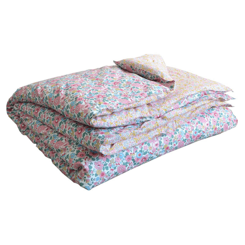Image showing the Betsy Candy Floss/Wiltshire Bud Heirloom Quilt, King, Pink product.