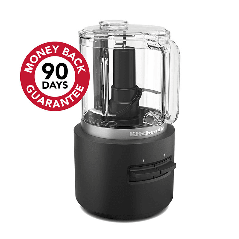 Cordless Food Chopper Battery Included, Matt Black