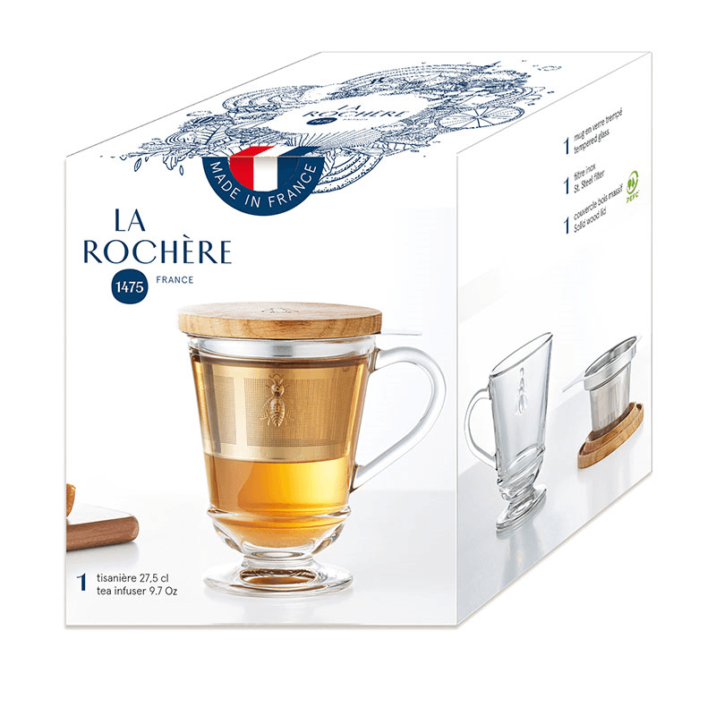 Bee Infuser Mug, 275ml, Clear
