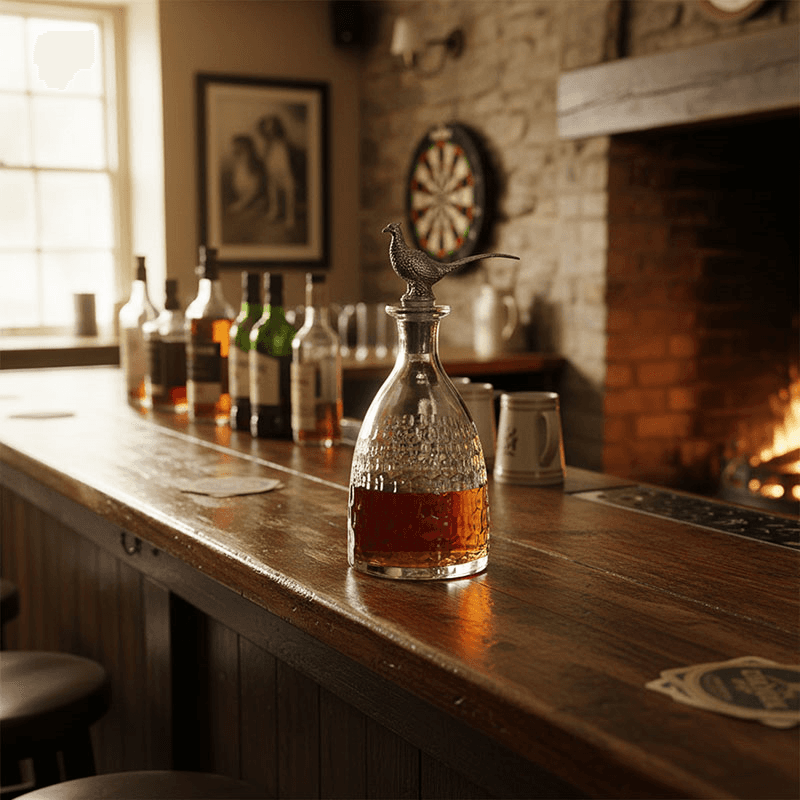 Pheasant Decanter & Stopper