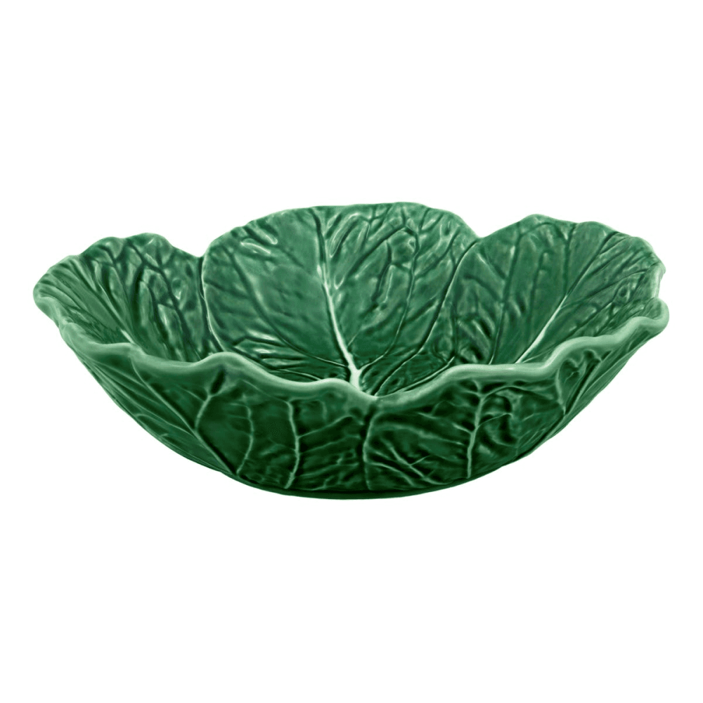 Cabbage Serving bowl, 29 x 8cm, Green
