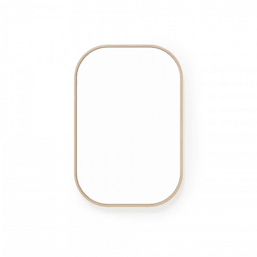 Image showing the Outlook 40 Rectangular Walll Mirror, Oak product.