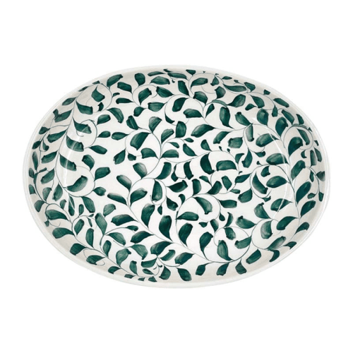 Image showing the Scroll Platter, W23 x L30cm, Green product.