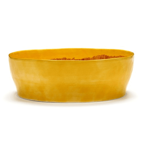 Image showing the Ottolenghi Salad bowl, D29, Yellow And Red product.