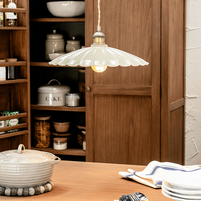 Wanstrow Ceiling Pendant, H150 x W36 x D36cm, Clay