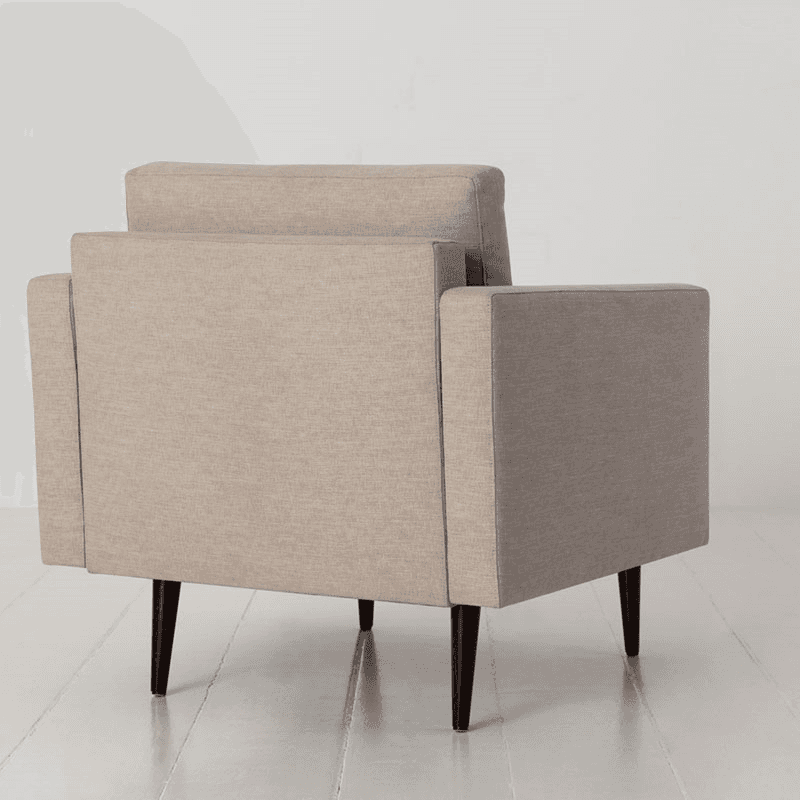 Model 01 Linen Armchair, Pumice
