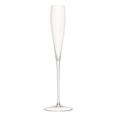 Image showing the Wine Pair of grand Champagne flutes, 100ml, clear product.