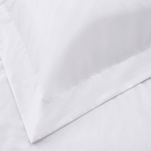 Image showing the Essentials - 200 Thread Count Egyptian Cotton Oxford pillowcase, 50 x 75cm, White product.