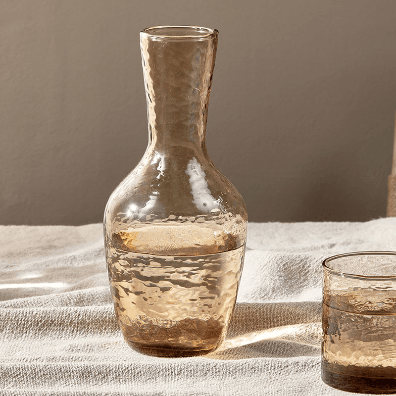 Yala Hammered Jug, 1.1L, Dusty Terracotta