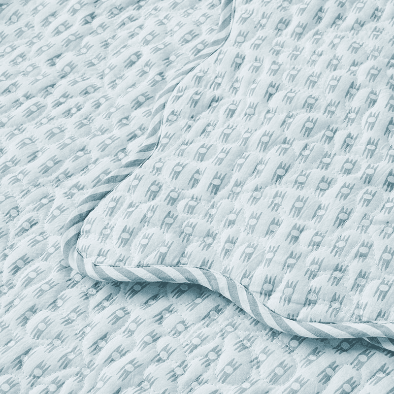 Victoria Pair of Cushions, 65 x 65cm, Blue