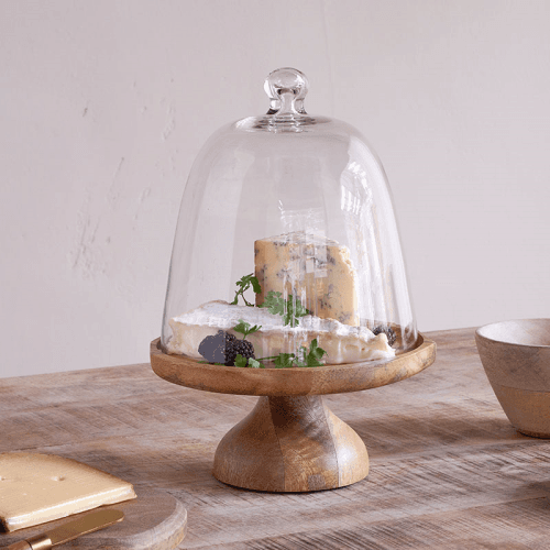 Image showing the Kannati Cheese Stand, H29cm, Clear product.