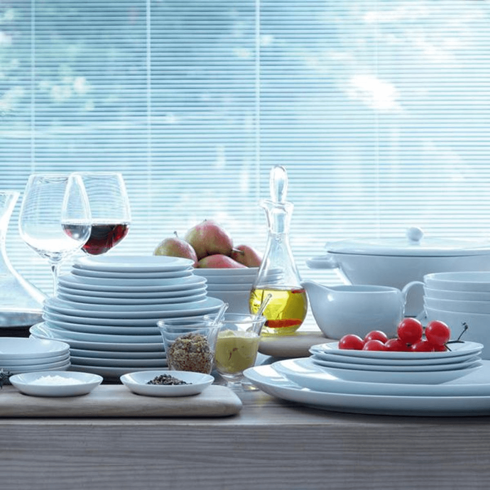 Dine Set of 4 dessert plates, 20cm, white