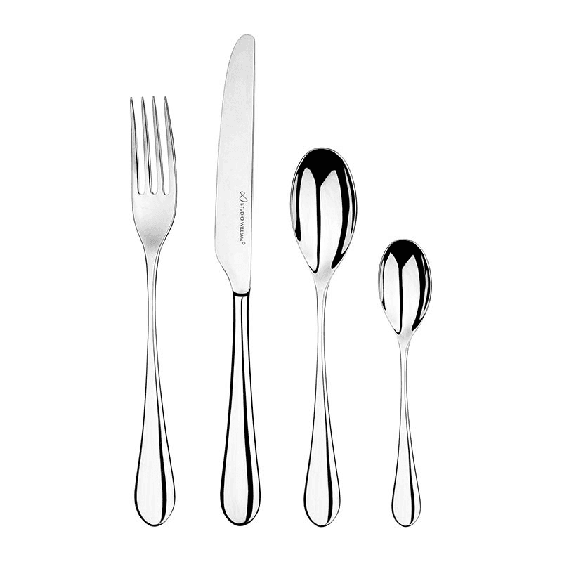 Mulberry 16 Piece Cutlery Set, Mirror Finish