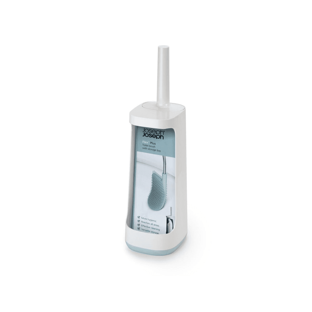 Flex Plus Smart Toilet Brush, White/Blue