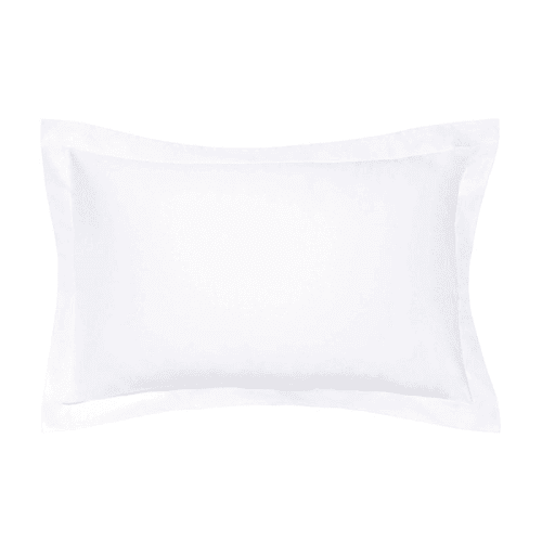 Image showing the Bob Plain Dye Oxford Pillowcase, White product.