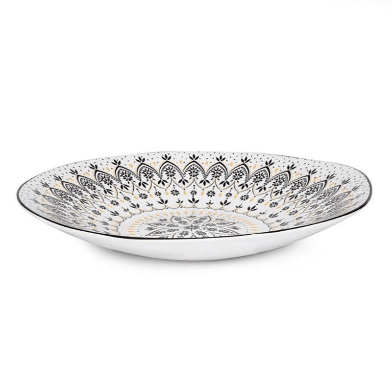 Artisanne Noir Medium Serving Bowl, D28cm, Monochrome