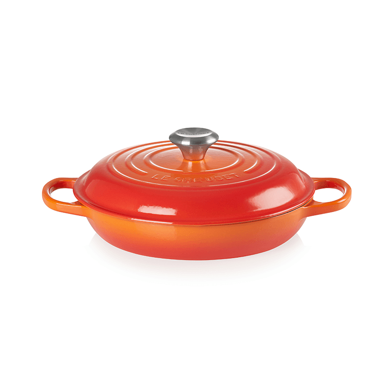 Signature Cast Iron Shallow casserole, 30cm - 3.2 litre, Volcanic