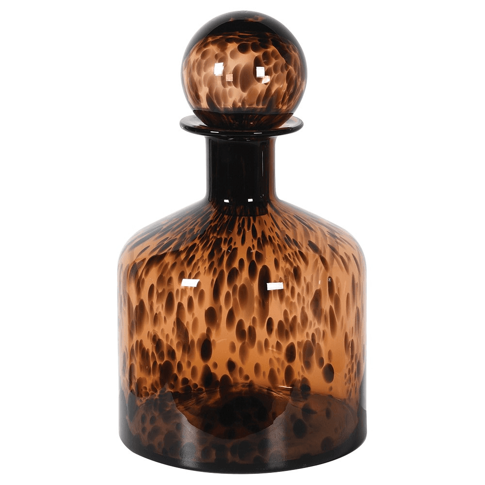 Lidded Vase, H39cm, Tortoishell
