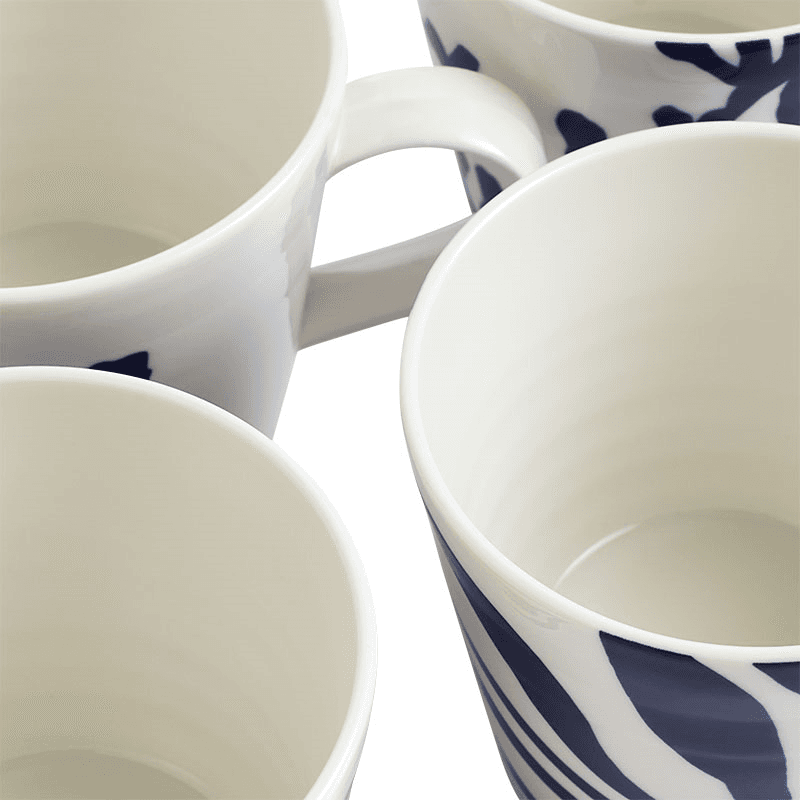 Pacific Set of 4 Mug, 400ml, Blue