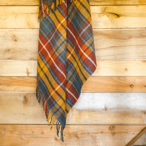 Image showing the Tartan Throw, 150 x 183cm, Antique Buchanan product.