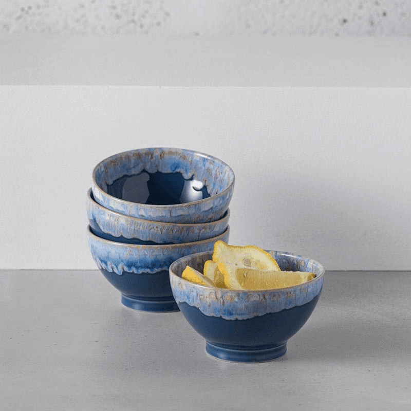 Set of 4 Bowls, D15cm, Denim