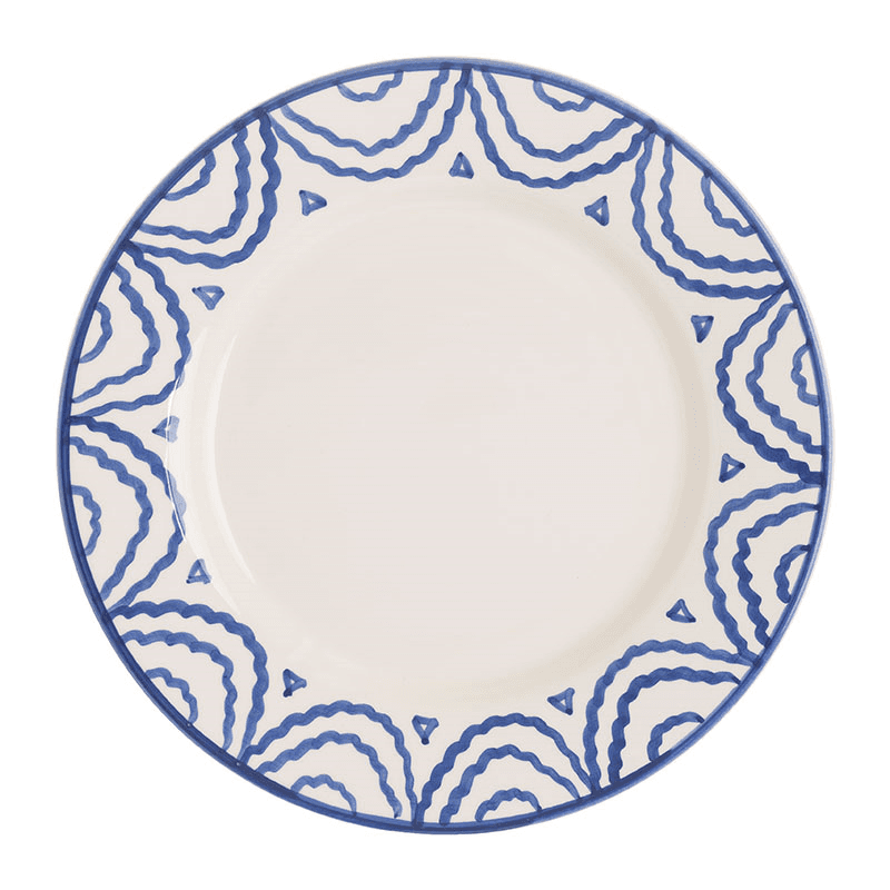 Tabla Set of 2  Side Plates, D20cm, Blue