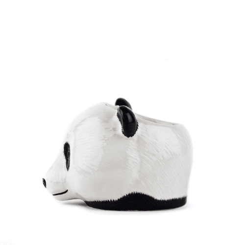 Image showing the Panda Egg Cup, H7.5cm, Black & White product.