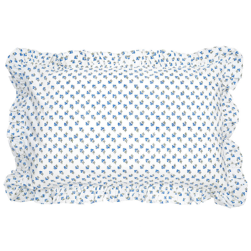 Ditsy Standard Pillowcase, Blue