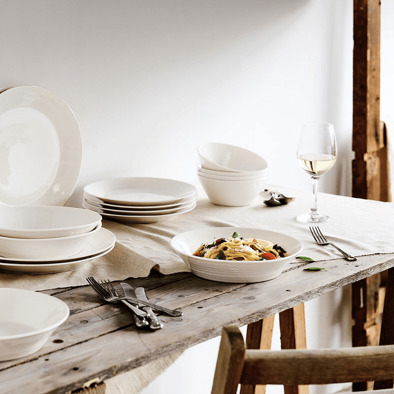 Pure Cereal Bowls Set of 4, D16cm, White