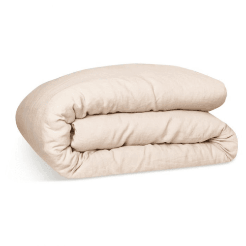 Image showing the Linen King Size Duvet Cover, Almond product.