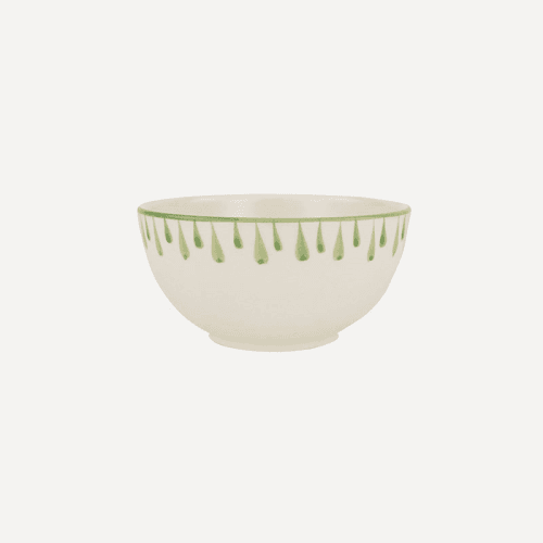 Image showing the Elouise Set of 6  Cereal Bowls, D15 x H7.5cm, Green product.