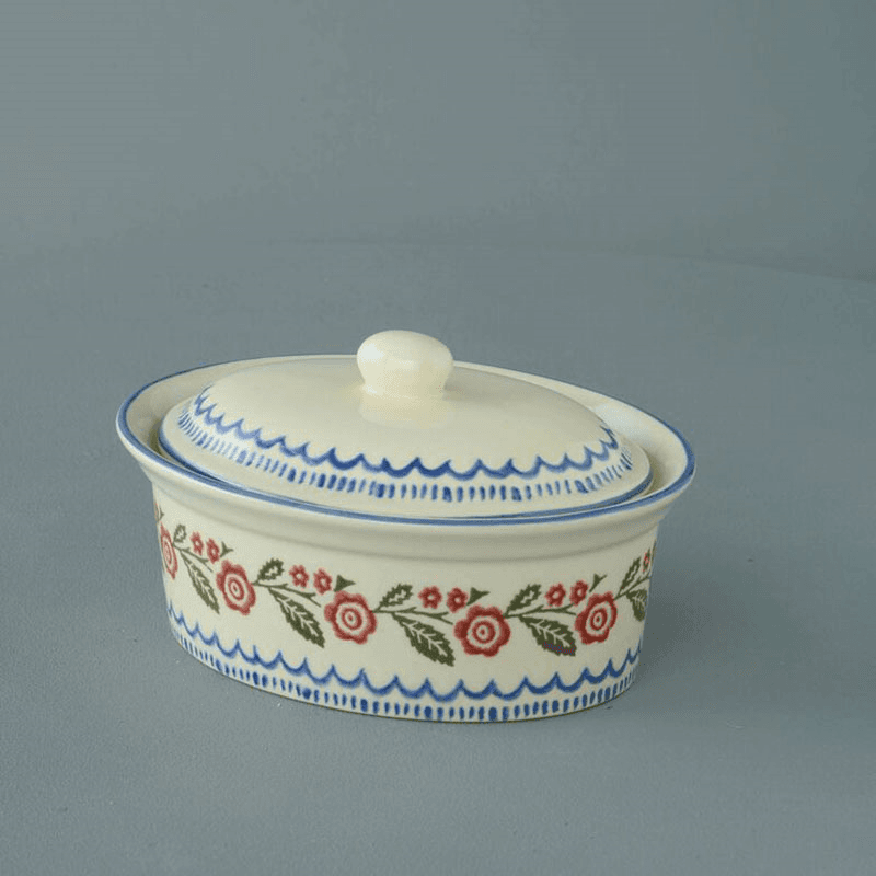 Creeping Briar Oval butter dish