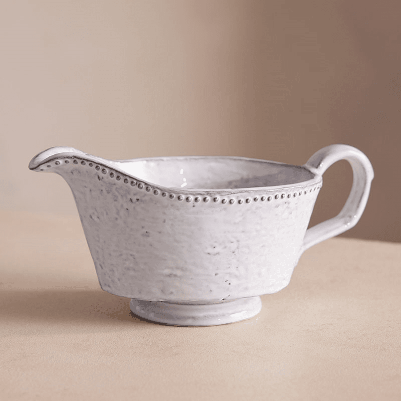 Hillcrest Gravy Boat, White