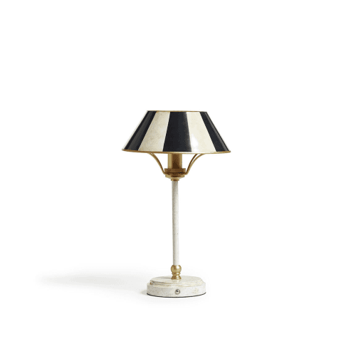 Image showing the Purdy Wireless Table Lamp and Shade, Blue product.