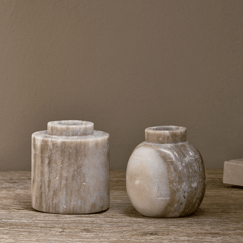 Khari Vase, H9.5cm, Marble