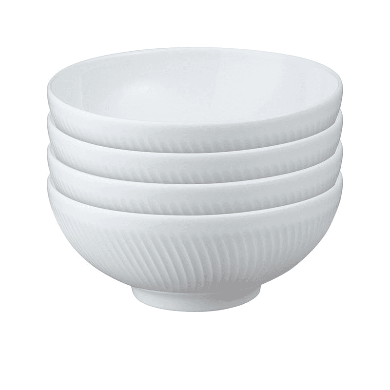 Constance Set of 4 Cereal Bowls, D17cm, Grey
