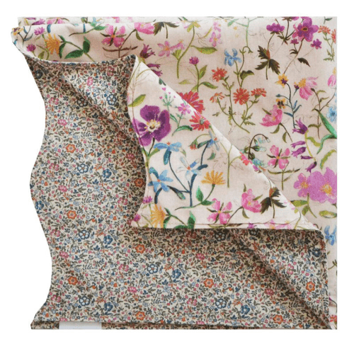 Image showing the Linen Garden Set of 4 Wavy Napkin, Natural product.