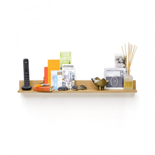 Image showing the Curio Shelf, H60 x W100cm, Oak product.
