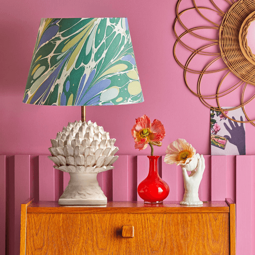 Image showing the Anetta Table Lamp, H31cm, Stone product.