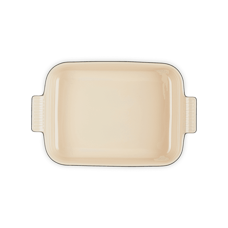 Stoneware Rectangular dish, 32 x 28cm - 3.85 litre, Satin Black
