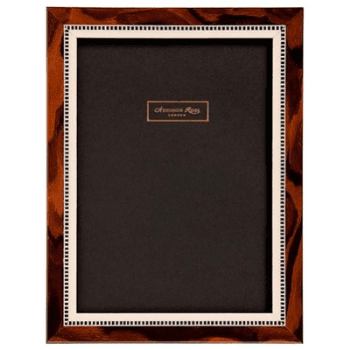 Image showing the Miki Photograph frame, 5 x 7", brown marquetry product.