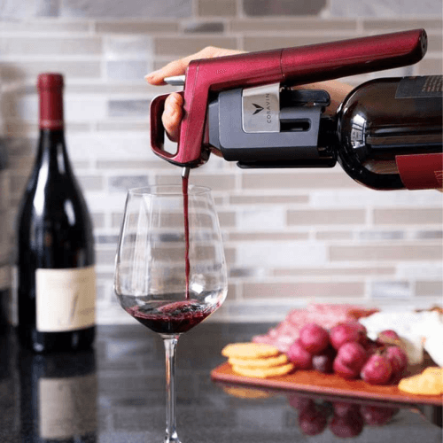 Image showing the Timeless Six + Wine Preservation System, Burgundy product.