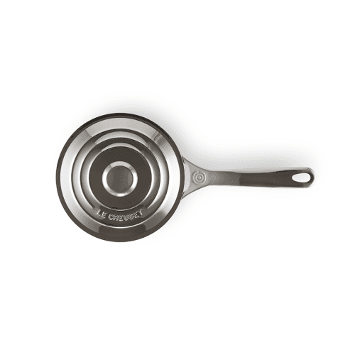 Image showing the Signature Uncoated Saucepan with lid, 16cm, Stainless Steel product.