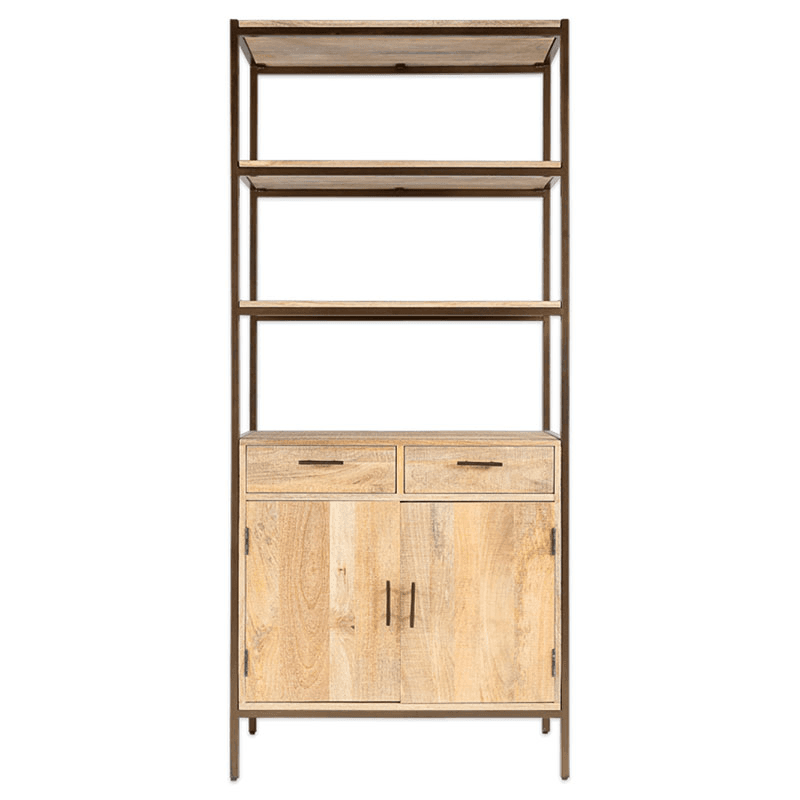 Dasai Mango Wood Storage Unit, Natural