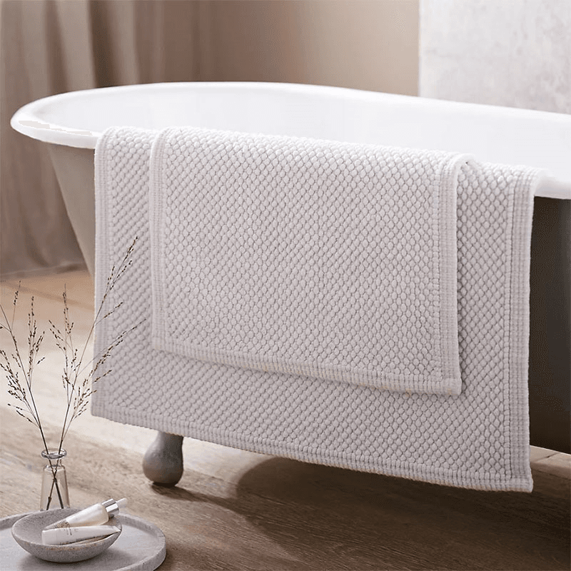 Arno Medium Bath Mat, 50 x 80cm, White