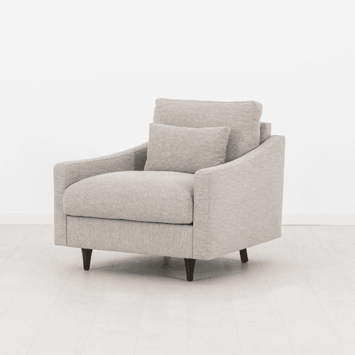 Image showing the Model 07 Linen Armchair, Pumice product.