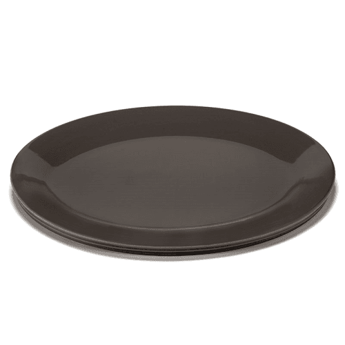 Image showing the Dune Oval Serving Dish, 57 x 44cm, Slate product.