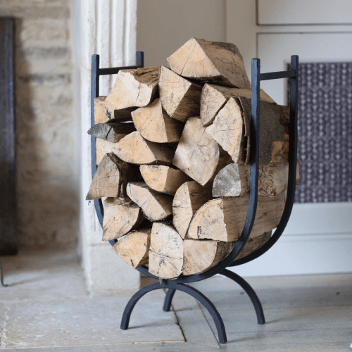Image showing the Log holder, large, Black product.
