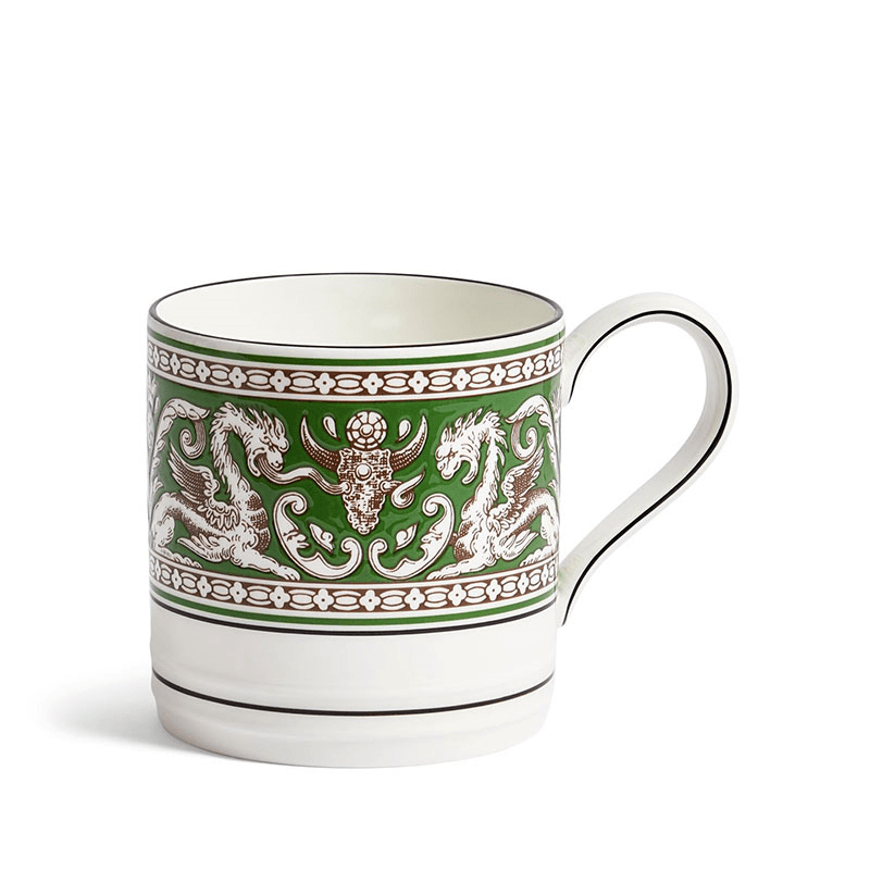 Florentine Mug, 326ml, Verde