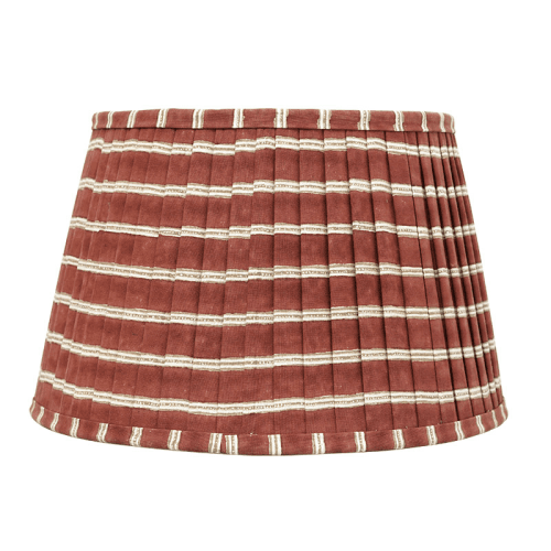 Image showing the Edo Pleated Shade, D30cm, Red product.